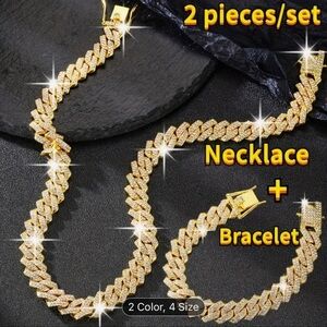 Necklace and Bracelet set for Men or Women